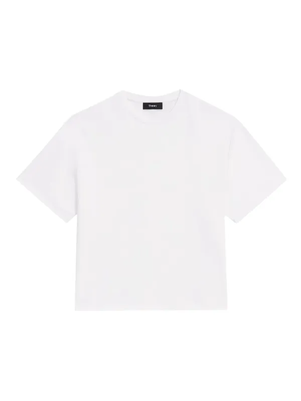Theory Round-neck T-shirt in White