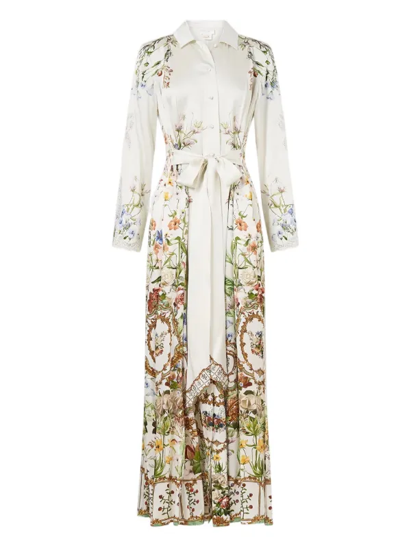 chinese dress ladies Tiered Ruffle Hem Dress Down The Garden Path M