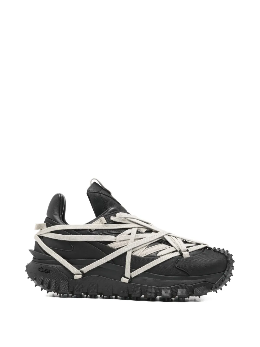 Moncler + Rick Owens Trailgrip Megalace chunky sneakers Zwart