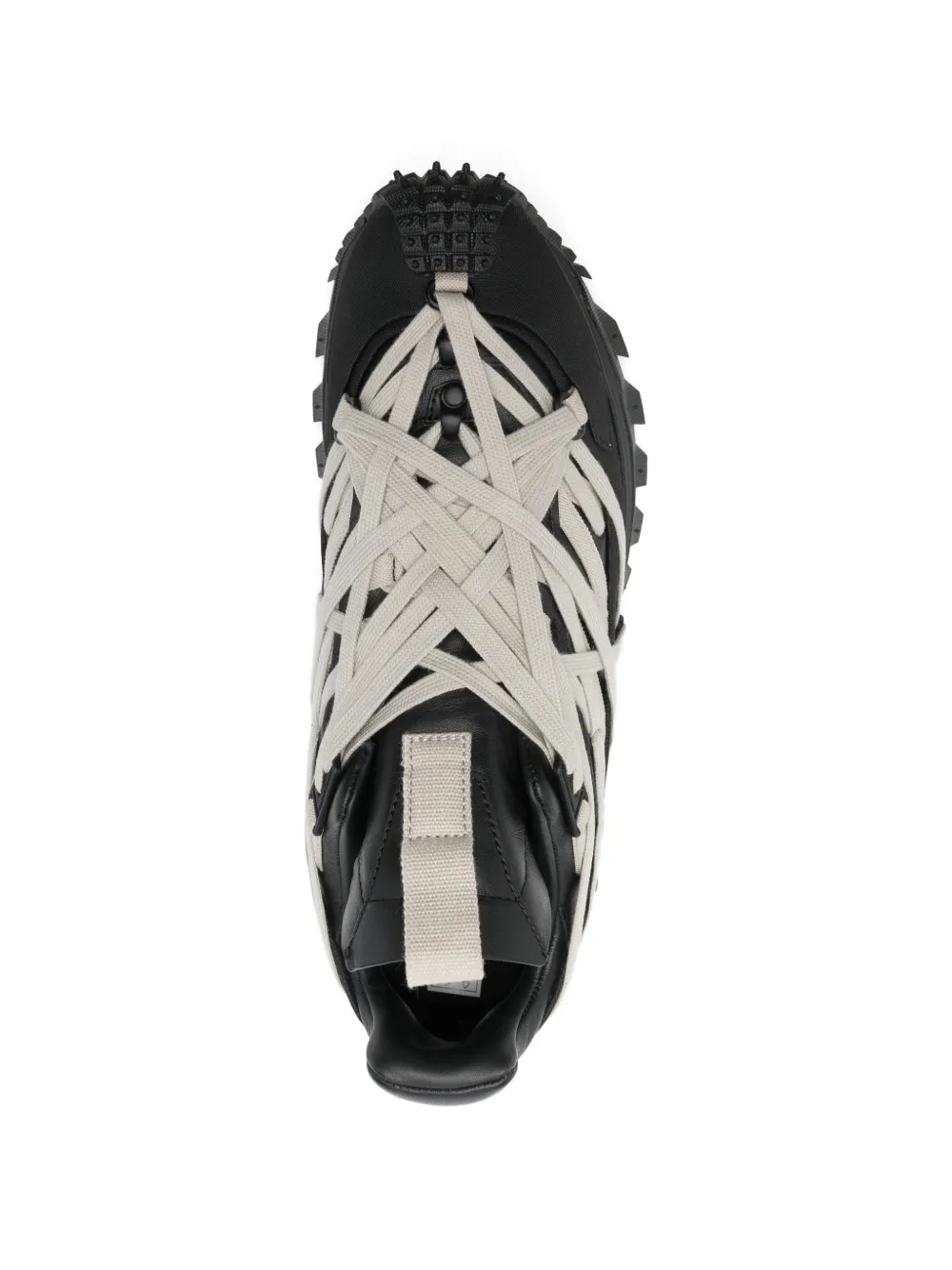 Moncler + Rick Owens Trailgrip Megalace chunky sneakers Zwart