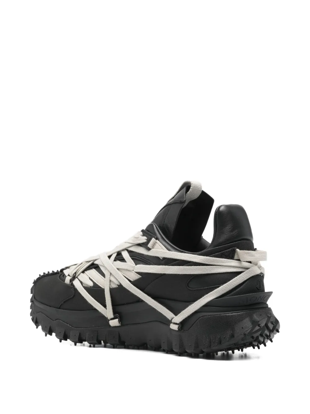 Moncler + Rick Owens Trailgrip Megalace chunky sneakers Zwart