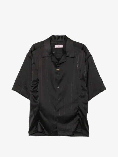 Martine Rose striped short-sleeve shirt