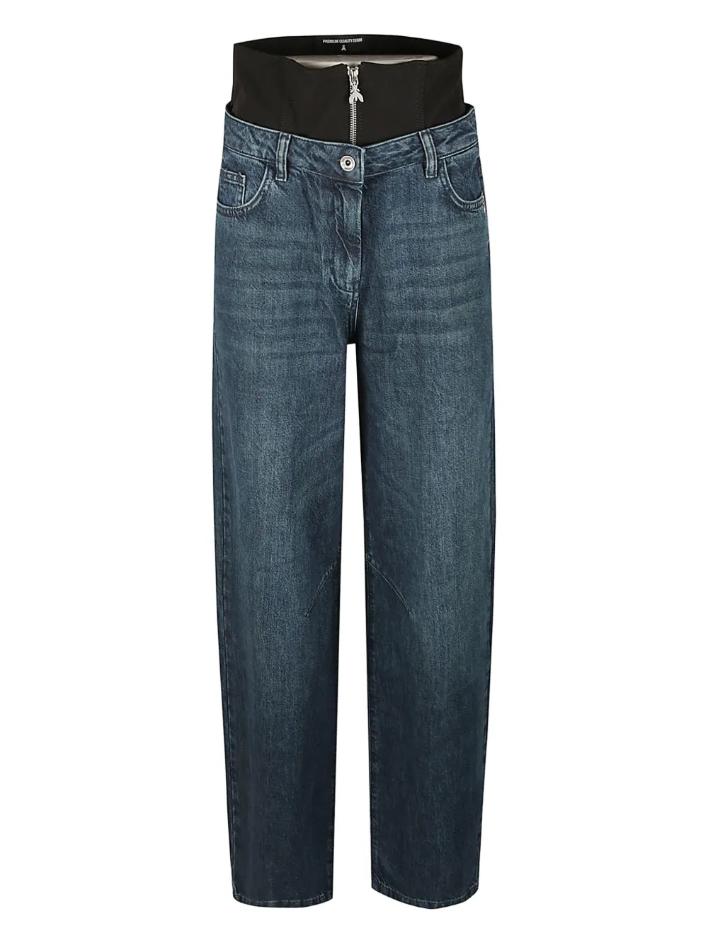 Patrizia Pepe split-hem jeans - Blu