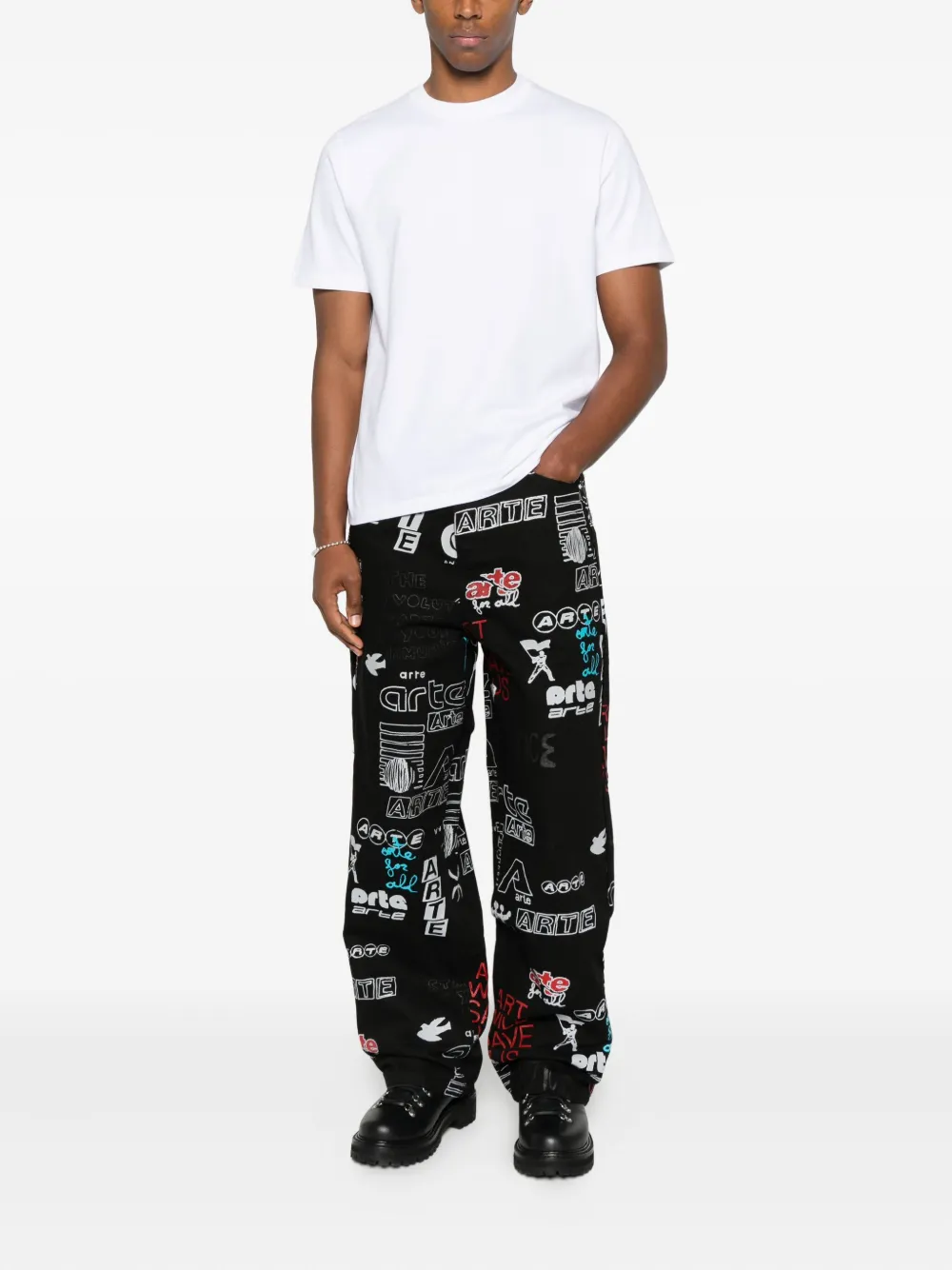 Arte Antwerp jeans con estampado gráfico | Jeans rectos | Image 2