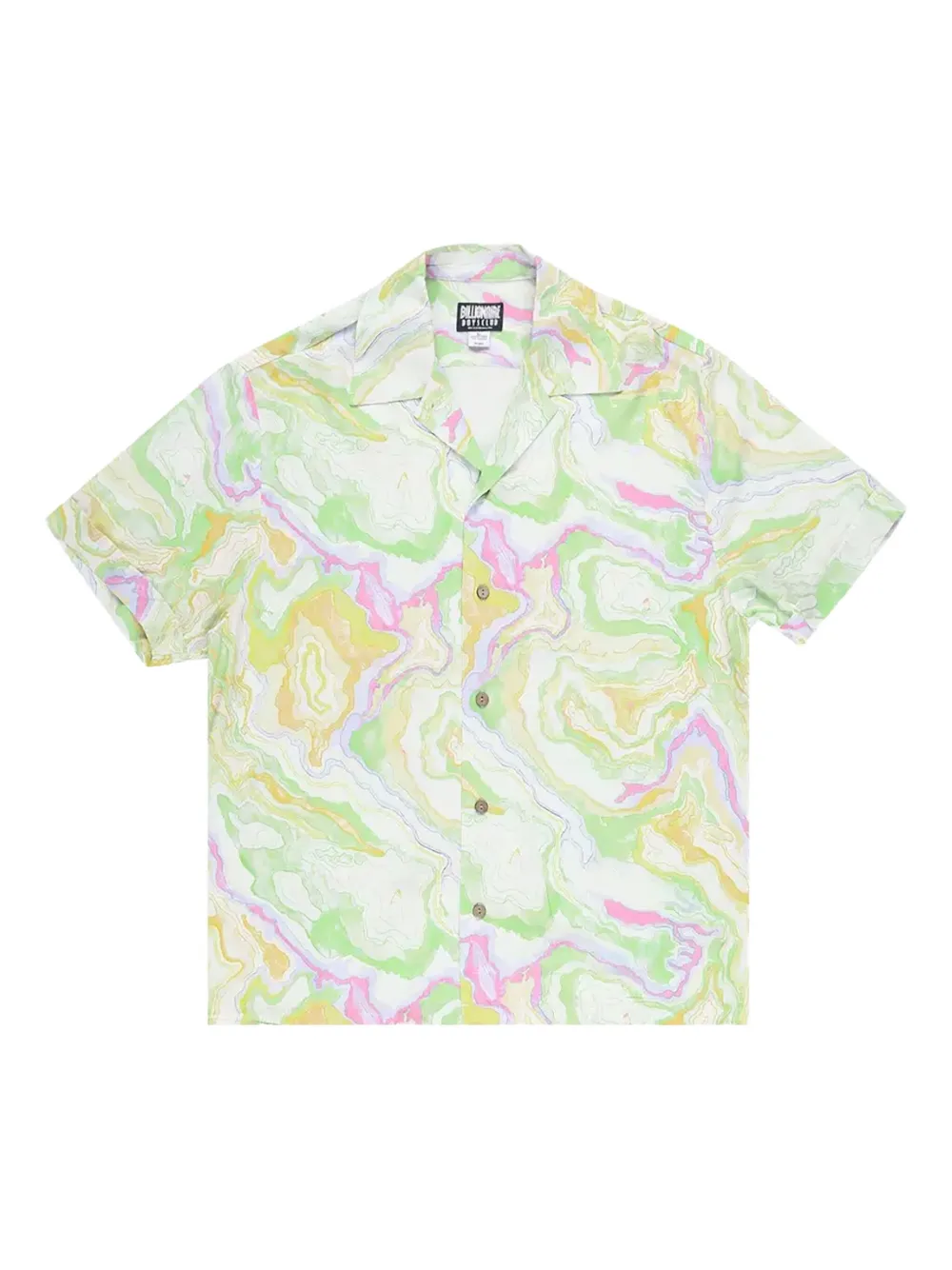 Billionaire Boys Club Abstract-pattern Short-sleeve Shirt In Brown
