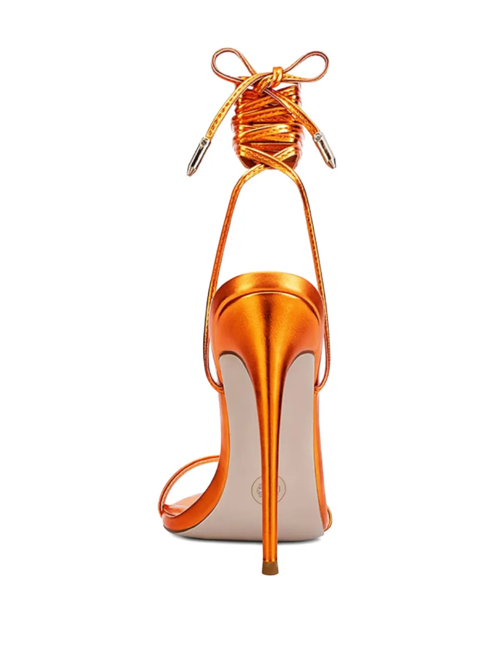 Femme La 120 mm London sandalen met veters Oranje