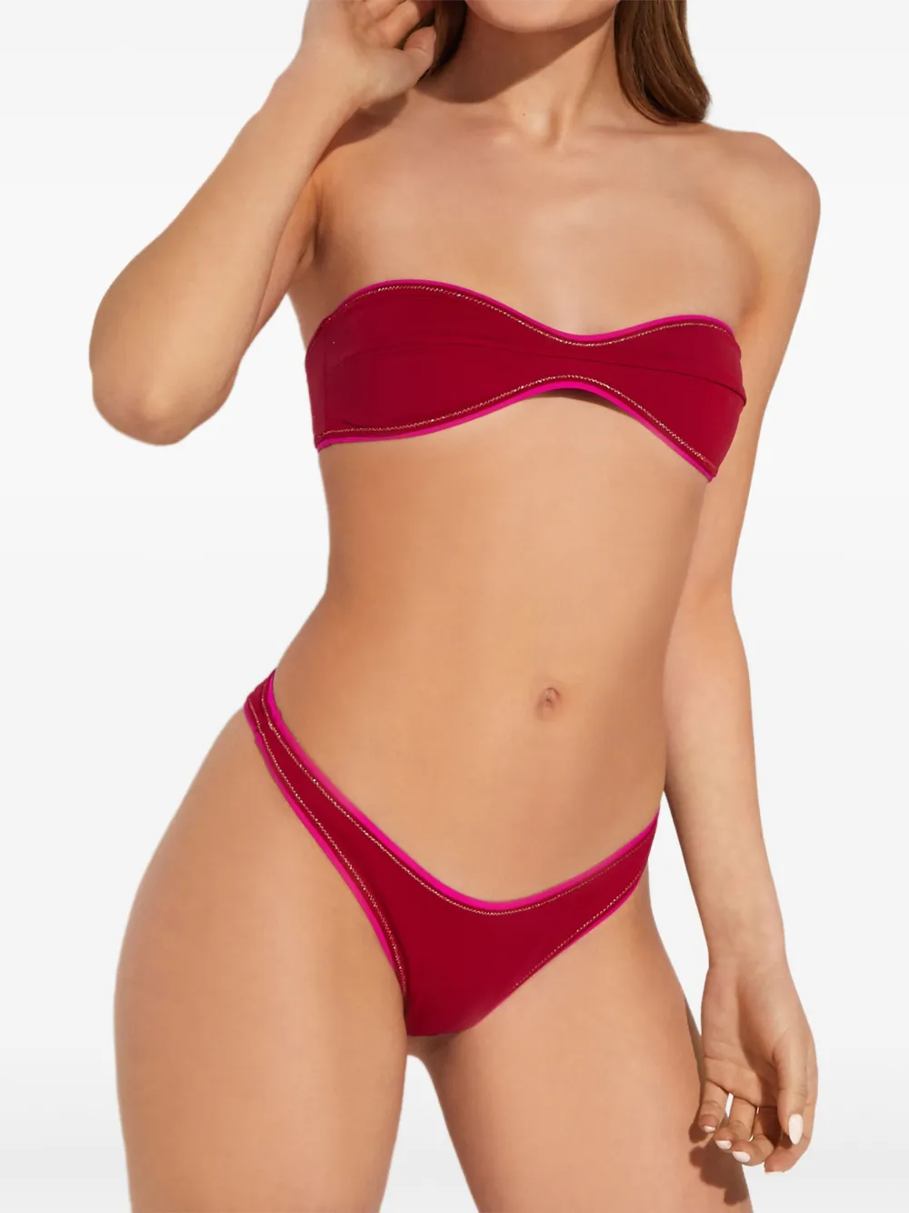 Reina Olga Katia strapless bikini Rood