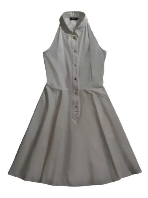 Fay sleeveless button mini dress