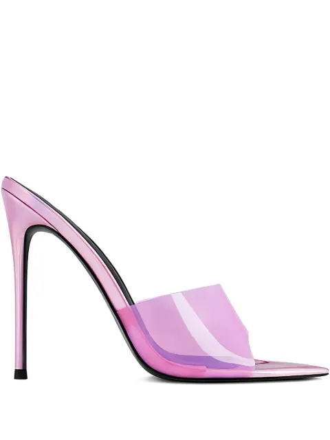 Femme La 120mm Gianni pointed-toe mules