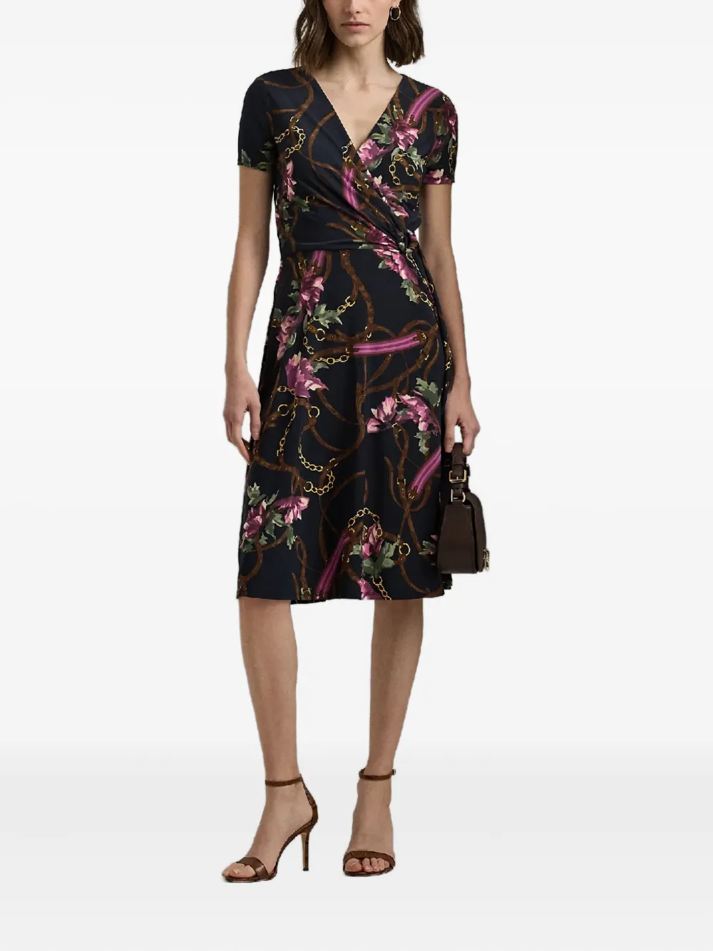 Lauren Ralph Lauren Jurk met bloemenprint - Blauw
