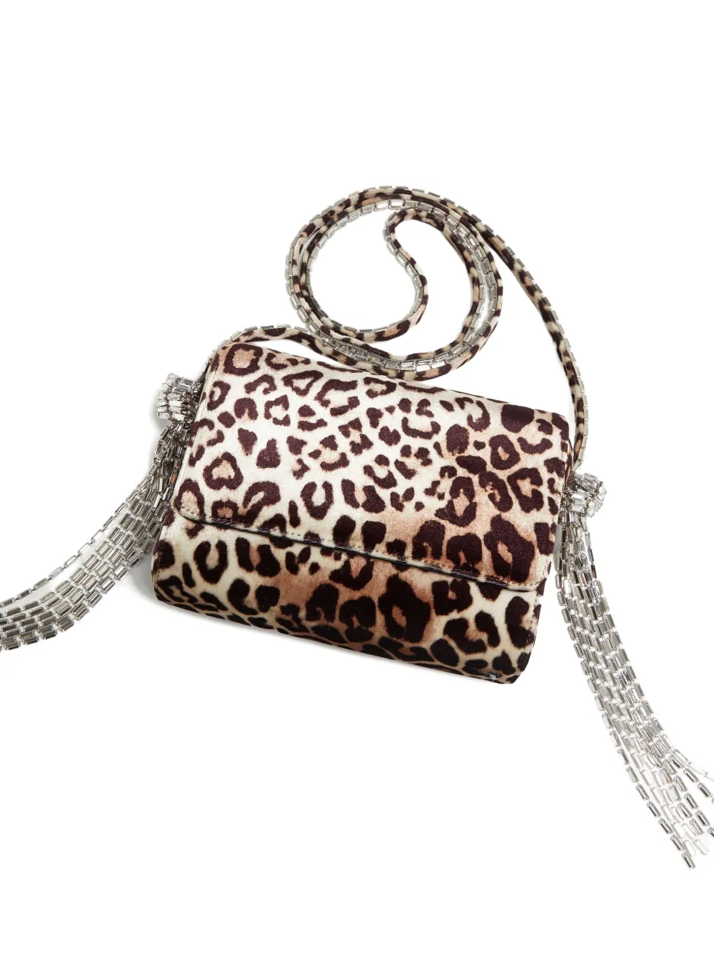 Alexandre Vauthier Geraldine crossbodytas met luipaardprint Beige