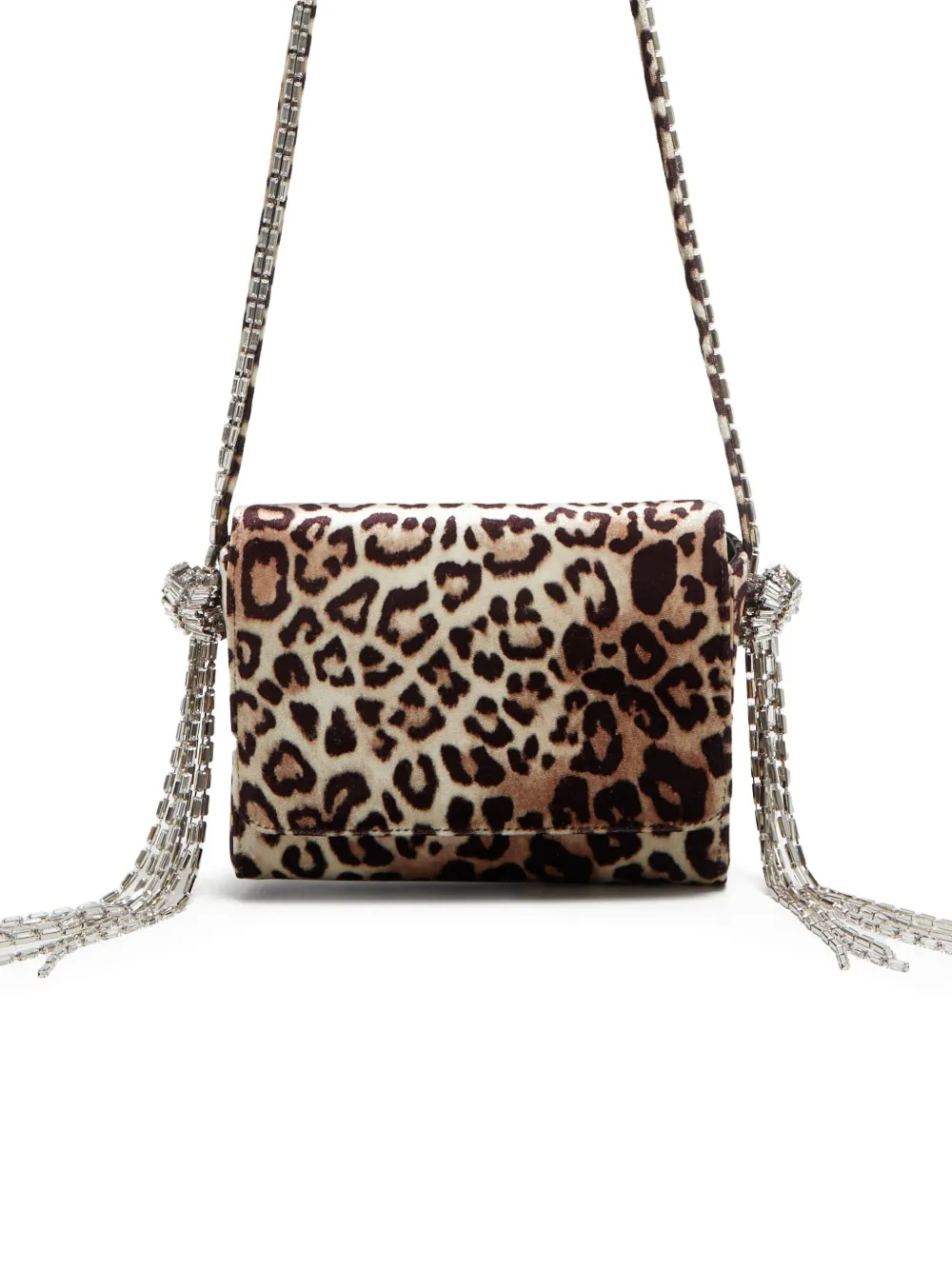 Alexandre Vauthier Geraldine crossbodytas met luipaardprint Beige