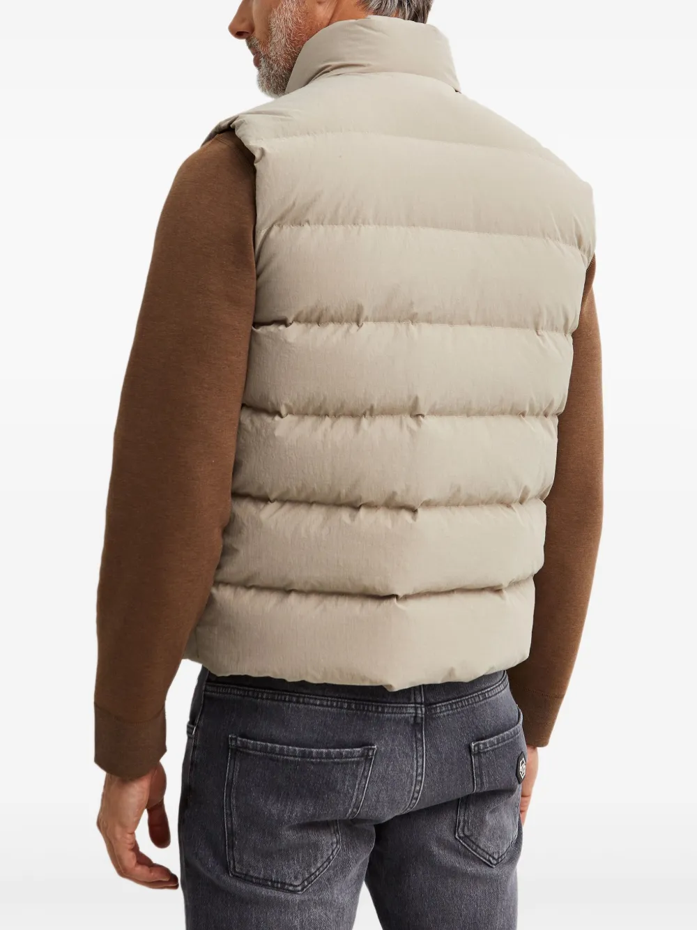 Fay Gilet met drie zakken Beige