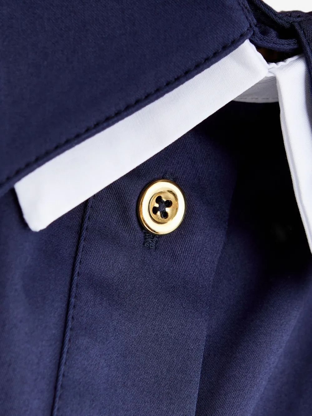 Fay Midi-jurk met knoopsluiting Blauw