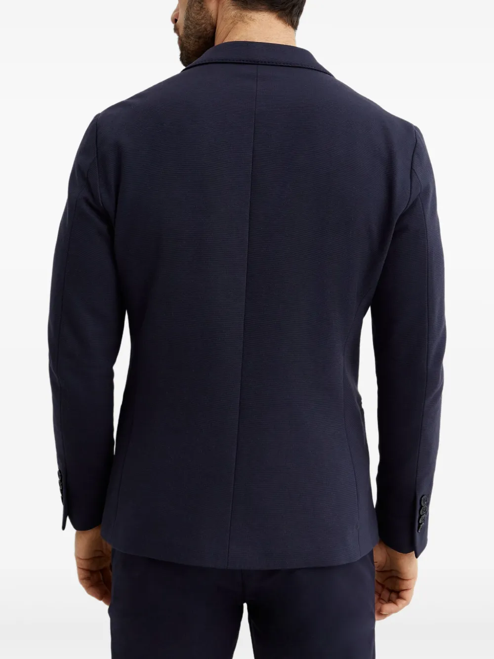 Fay Blazer met dubbele rij knopen en zak Blauw