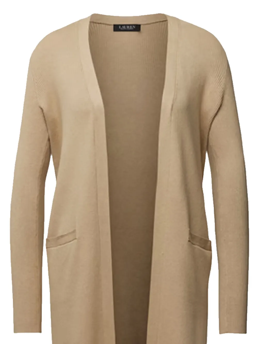 Lauren Ralph Lauren Vest met open voorkant Beige