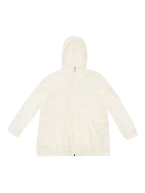 Moncler Enfant logo-patch hooded jacket