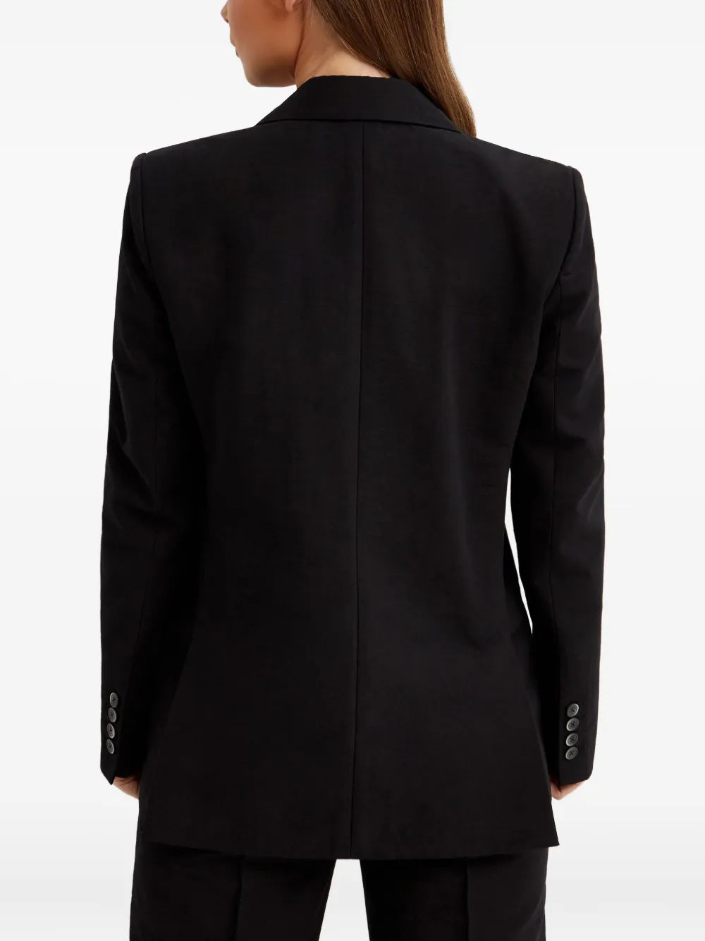  Fay Double-breasted Blazer - Black 