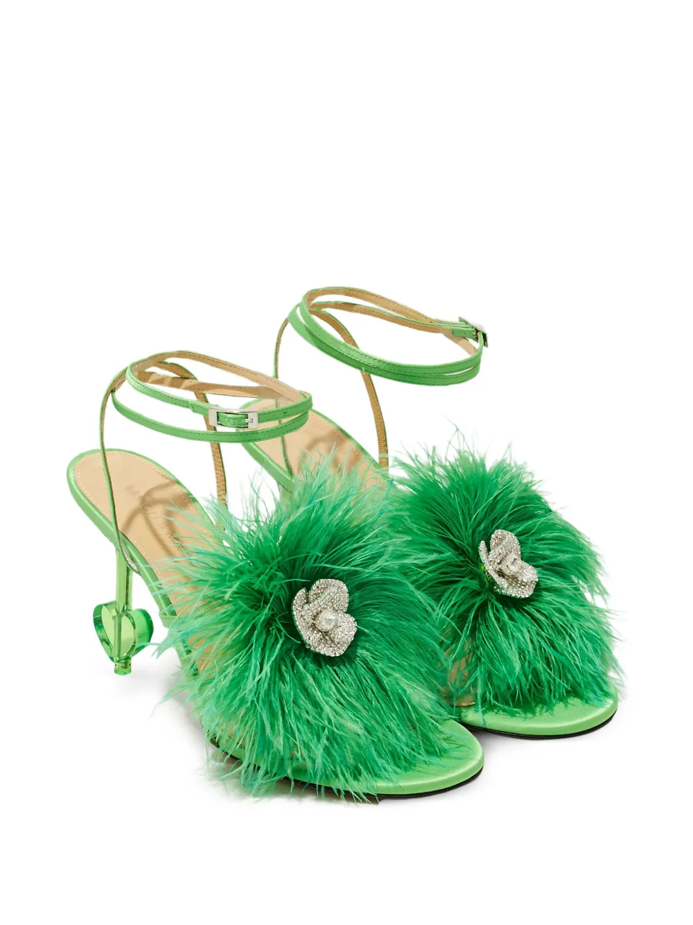 MACH & MACH 95mm crystal-embellished sandals | Heeled Sandals | Image 2