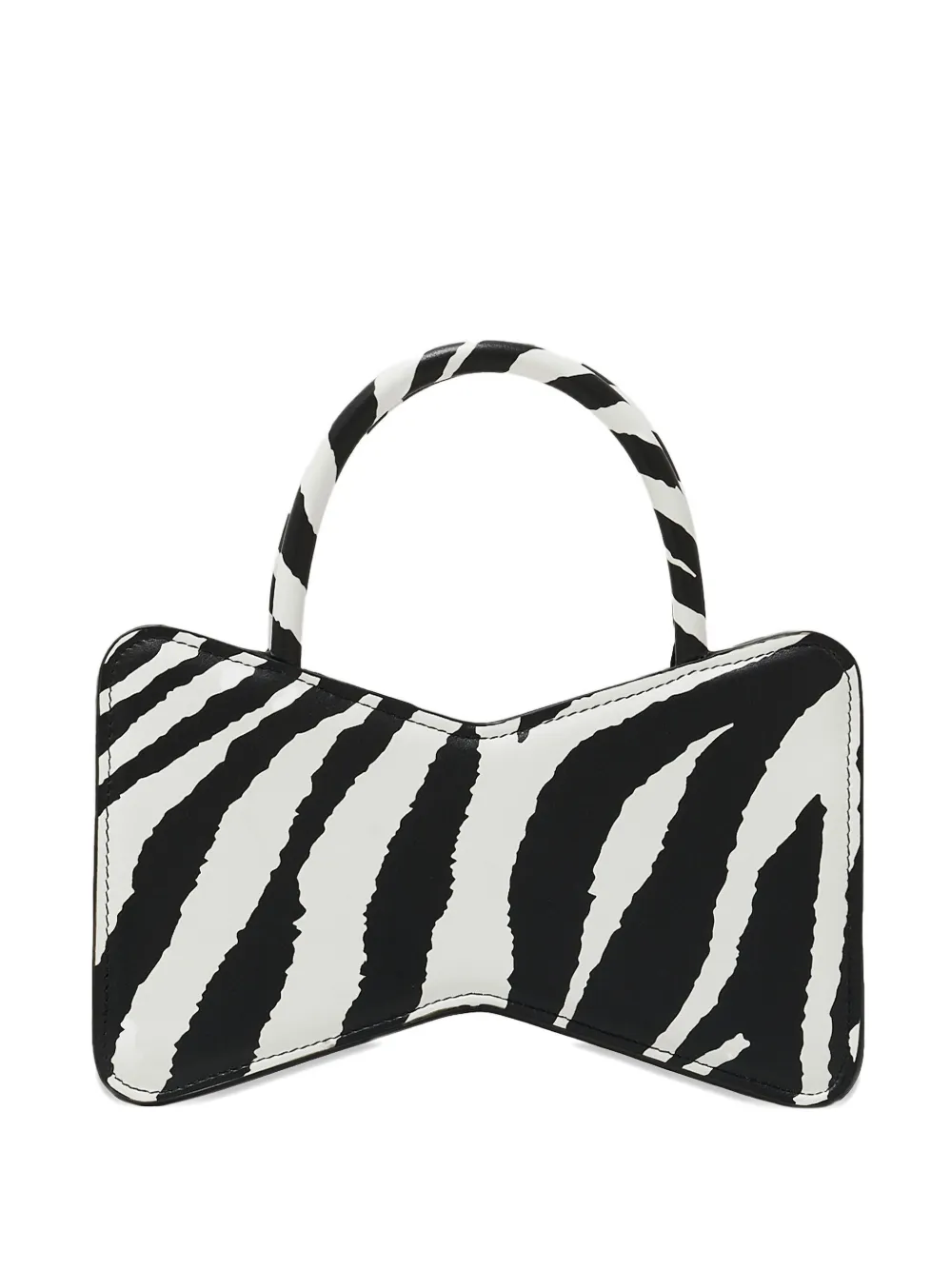 MACH & MACH zebra-print leather tote bag | Schwarz | Image 1