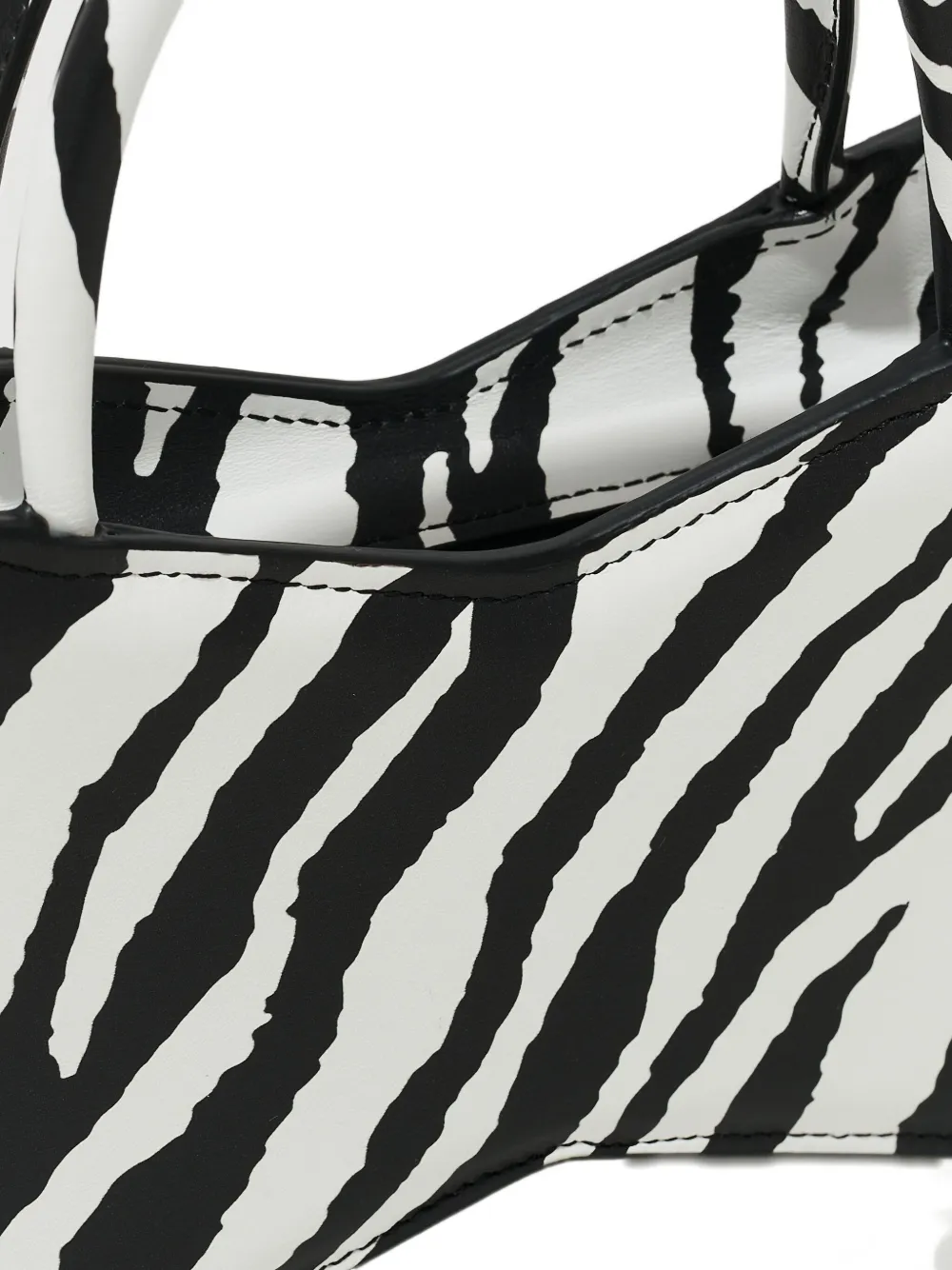 MACH & MACH Leren shopper Zwart