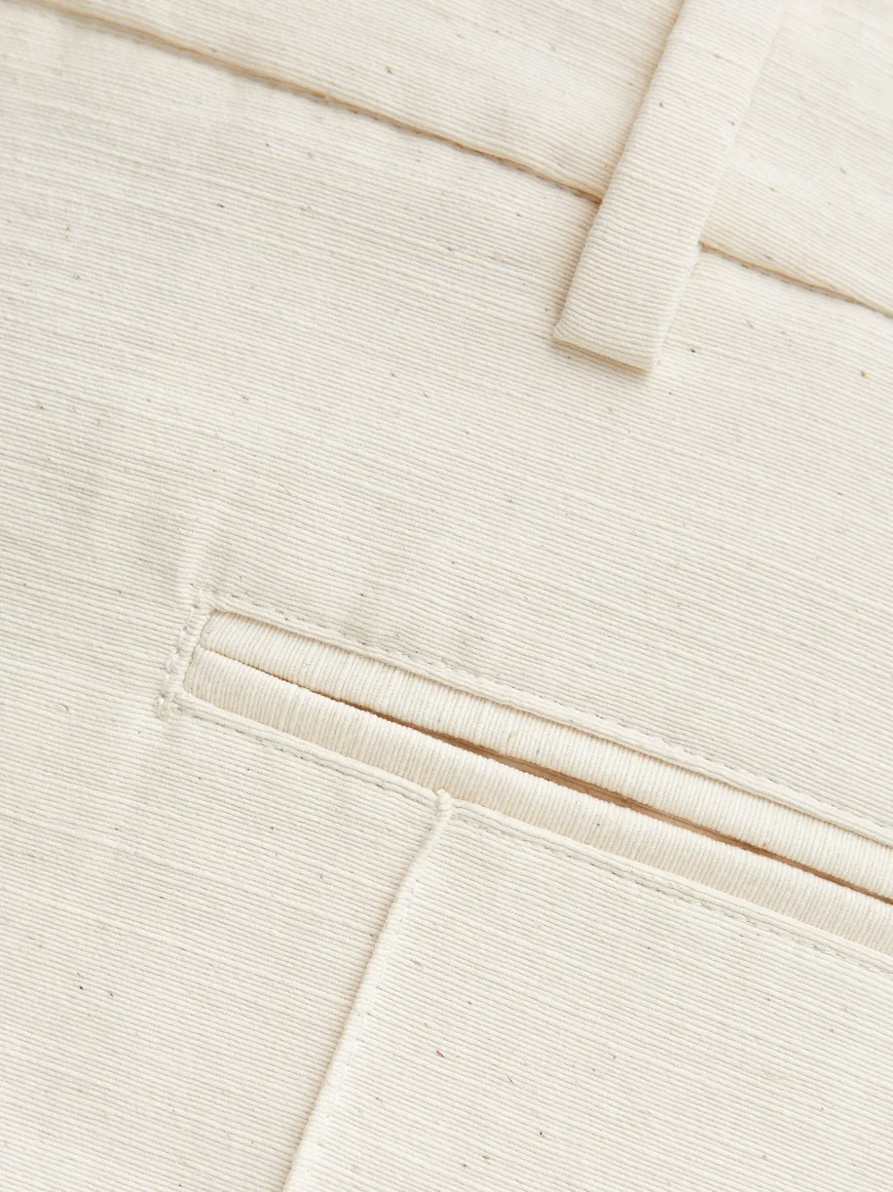 Fay Broek met naad aan de voorkant Beige