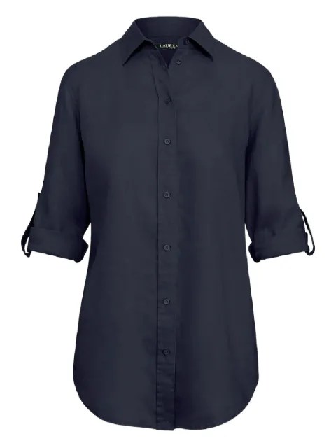 Lauren Ralph Lauren button-fastening linen shirt