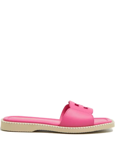 Hogan logo-detail flat sandals