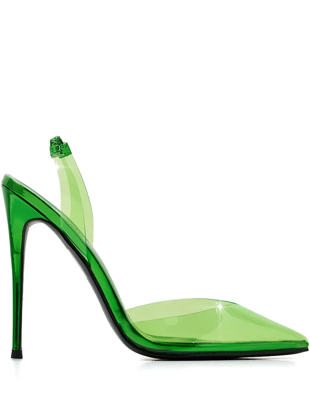 Femme La 120mm Pointed-toe Pumps In Green