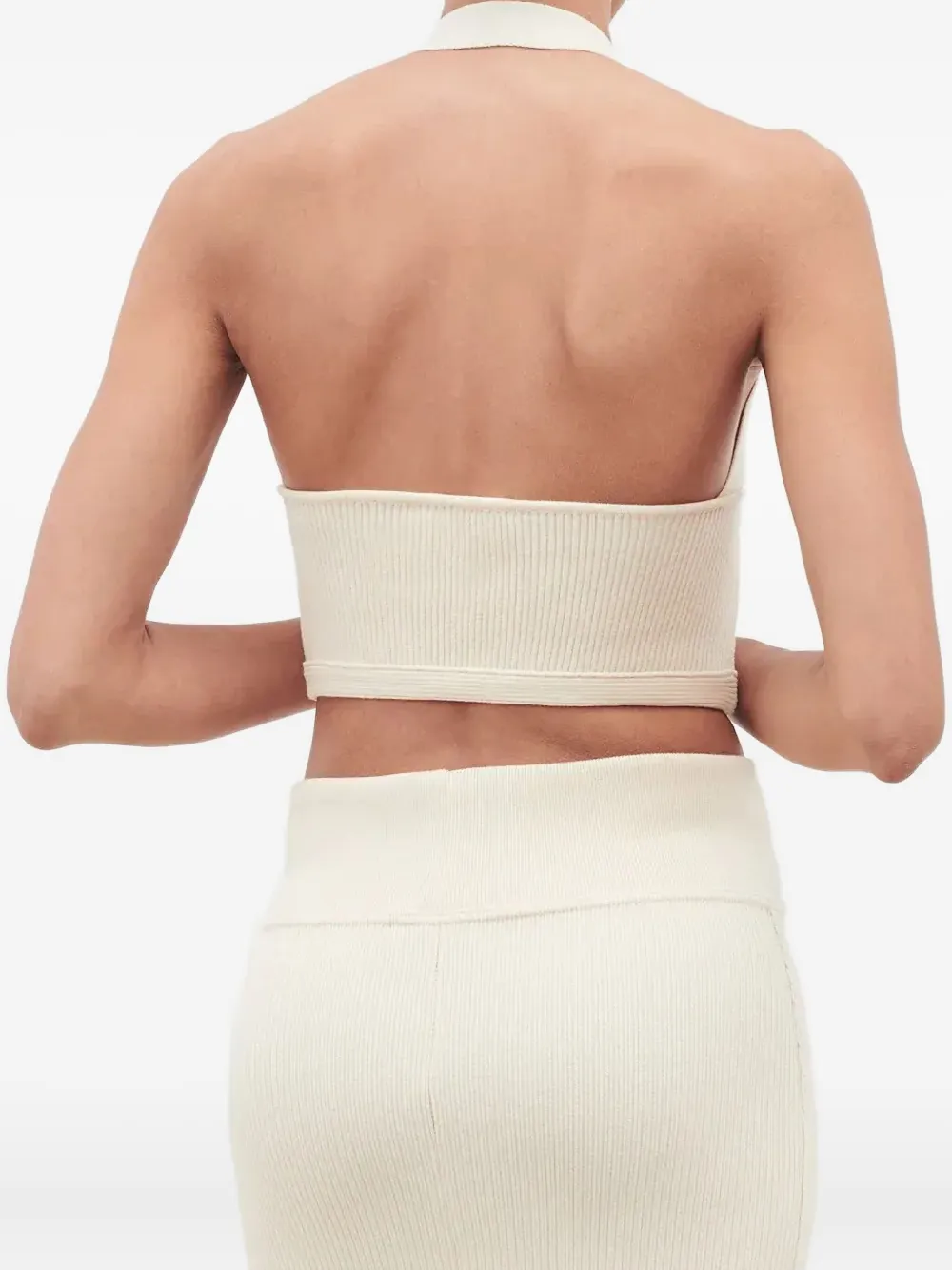 WARDROBE.NYC ribbed halterneck top | Vests & Tank Tops | Image 2