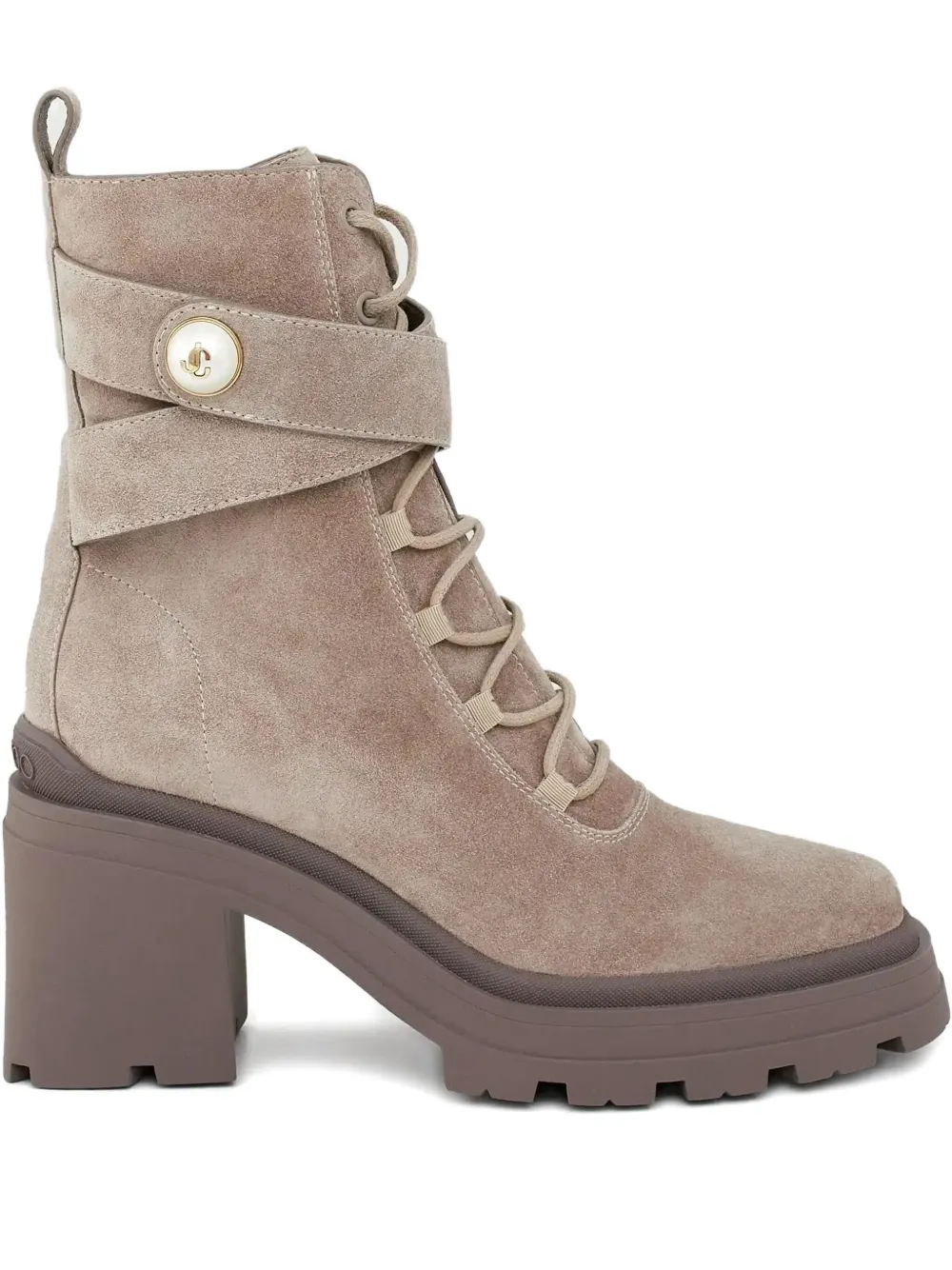 Jimmy Choo 80mm Noemi square-toe boots | Neutrals | Image 1