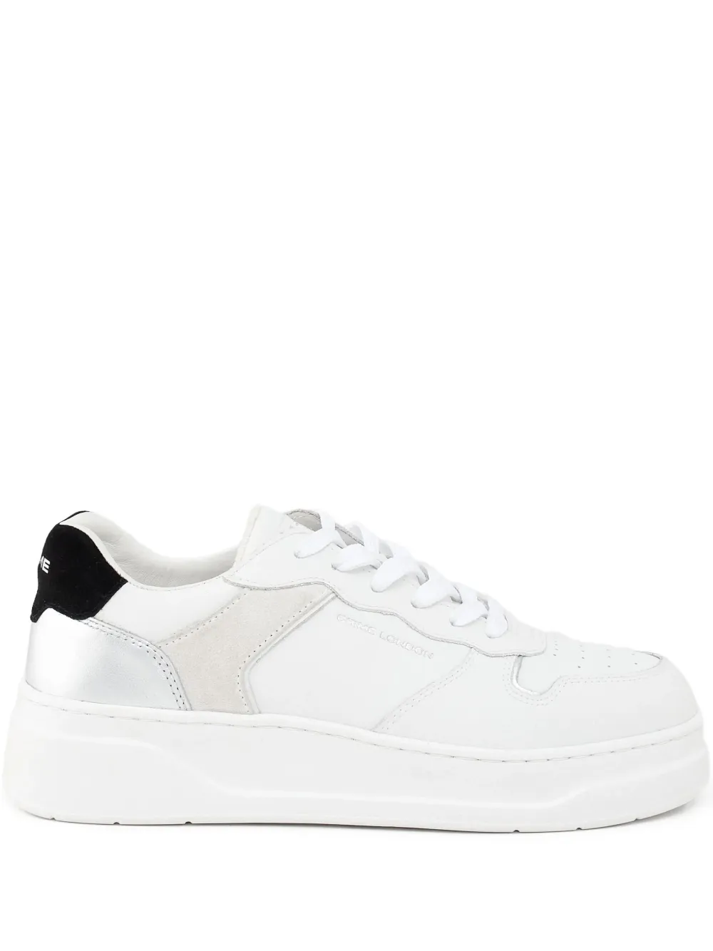 Crime London Leren sneakers Wit