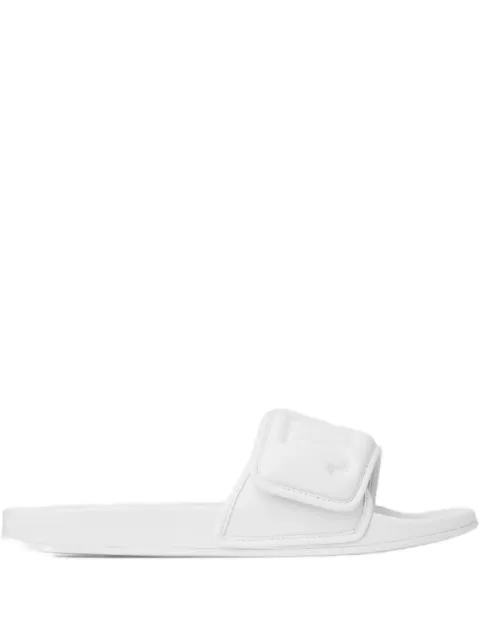 Jimmy Choo fitz logo-debossed strap slides