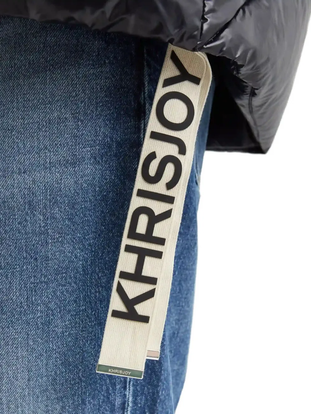 Khrisjoy Jack met halve rits en capuchon Zwart