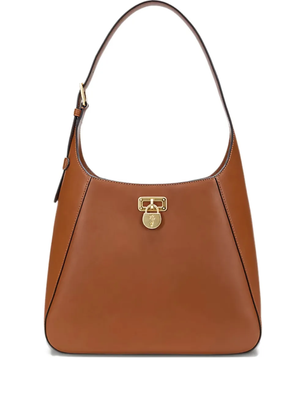 Lauren Ralph Lauren large Tanner shoulder bag - Marrone