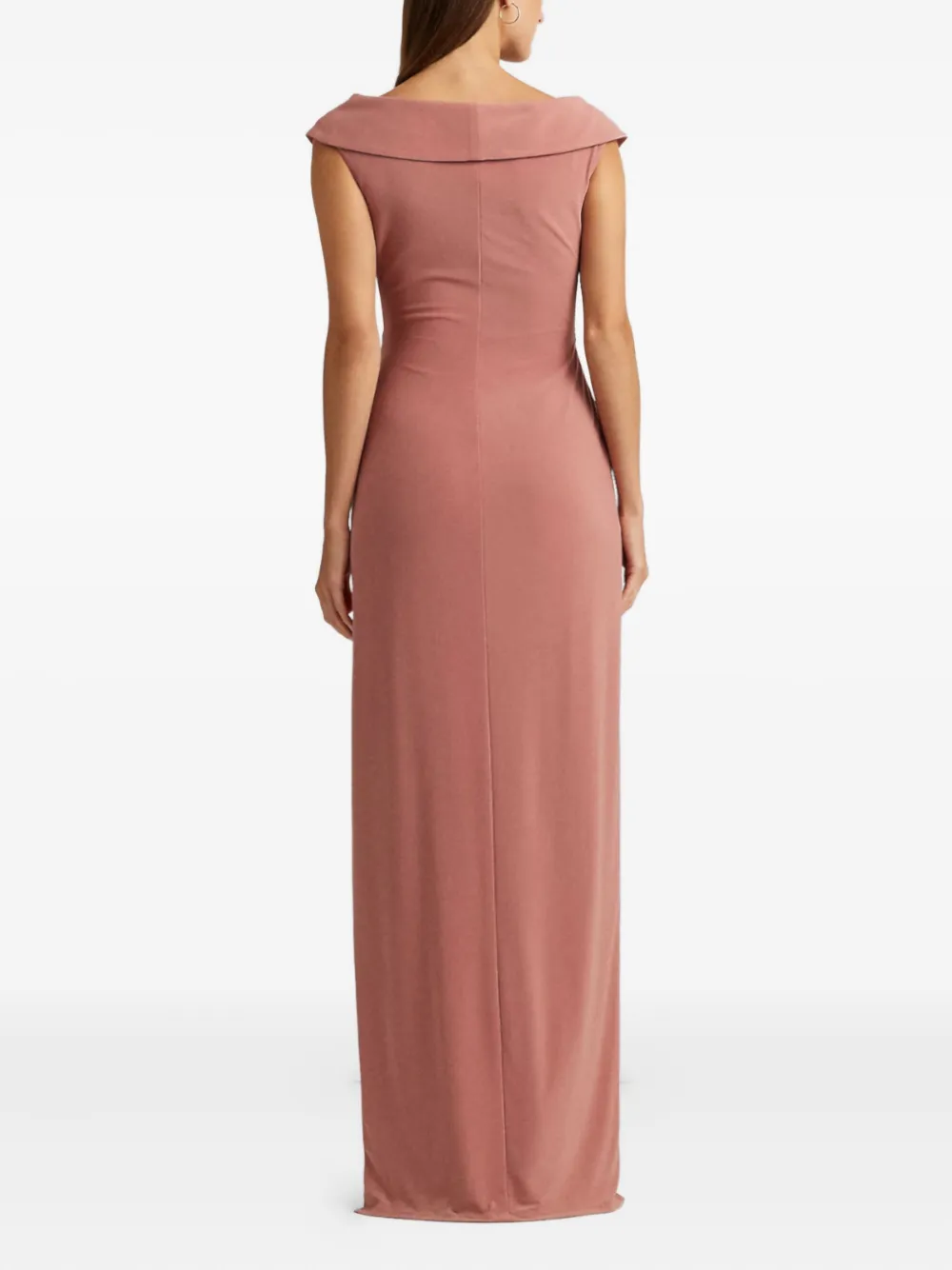 Ralph Lauren Knot-detail Maxi Dress In Pink