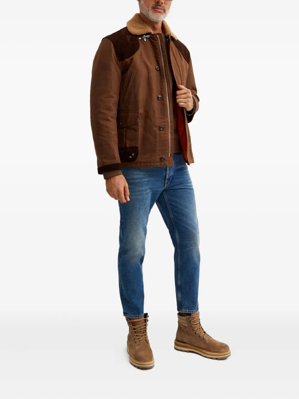Fay shearling-collar jacket | Bomber Jackets | Image 2
