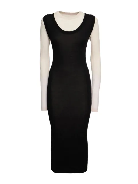 Marni vestido con logo bordado