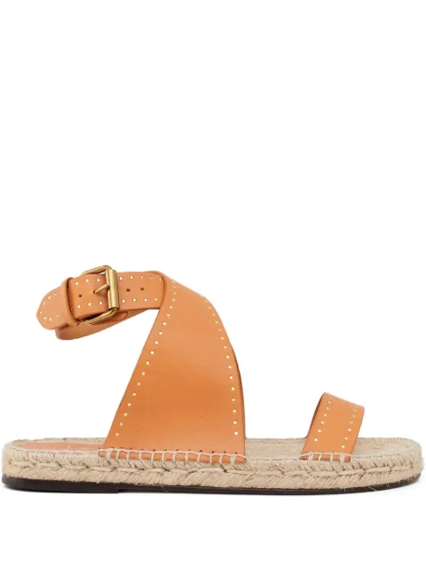 ISABEL MARANT Illya leather espadrilles
