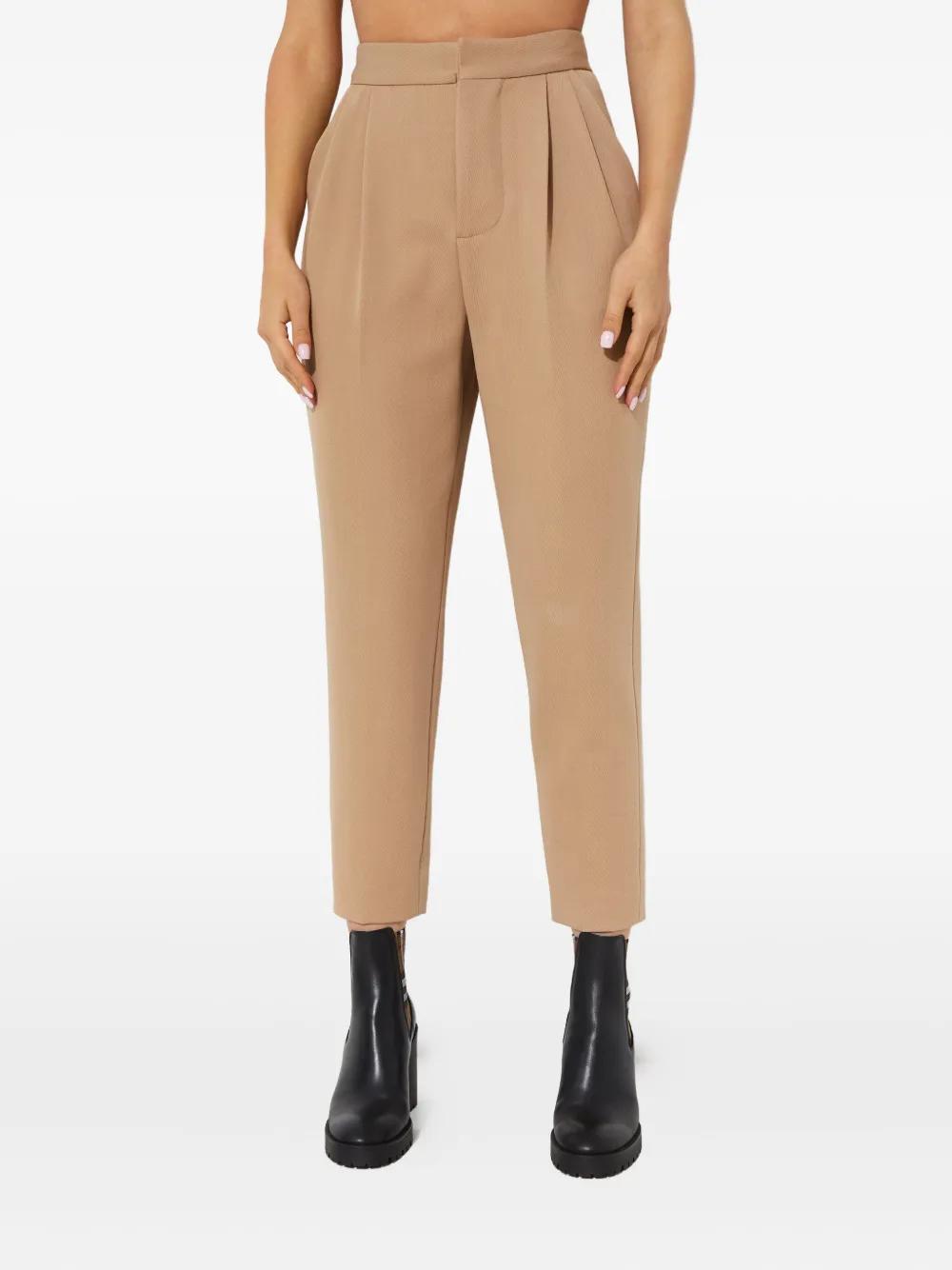 Marni cropped tapered trousers - Beige