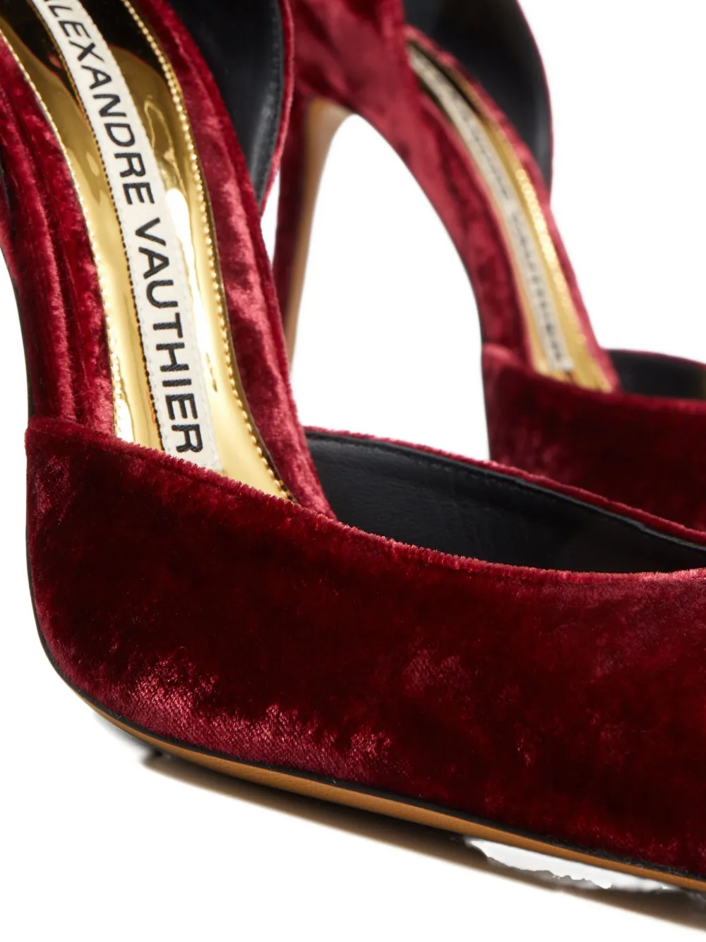 Alexandre Vauthier 105 mm pumps met stiletto-hak en puntige neus Rood
