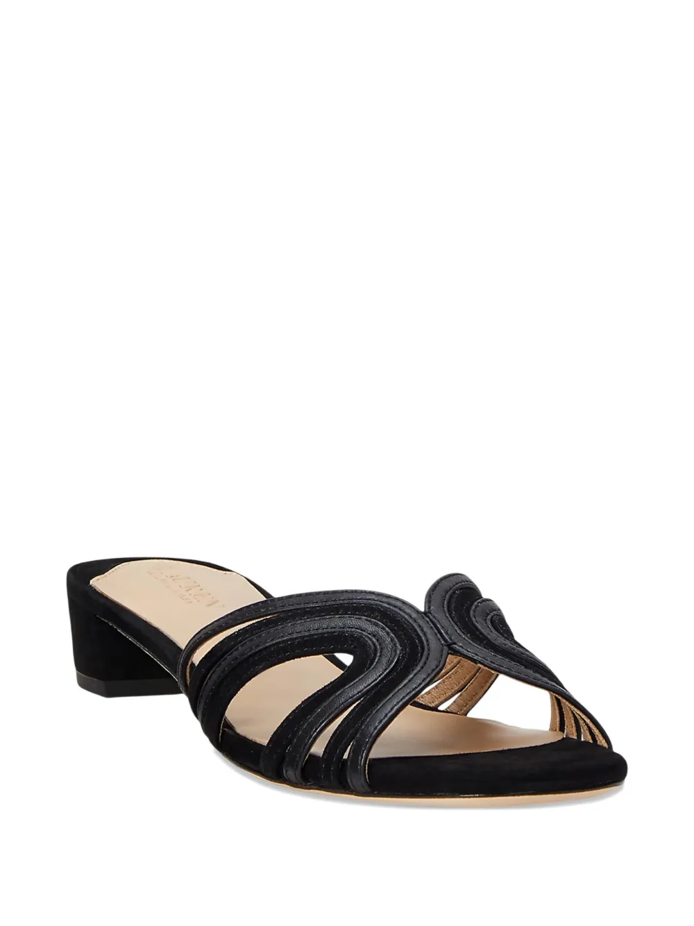 Lauren Ralph Lauren 25 mm Fay sandalen met meerdere bandjes Zwart