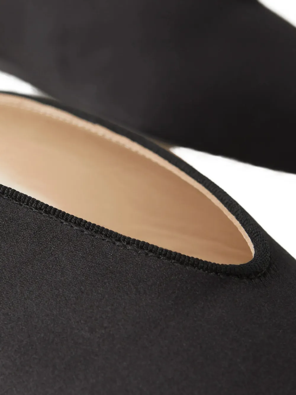 Le Monde Beryl Almond-toe Mules In Black