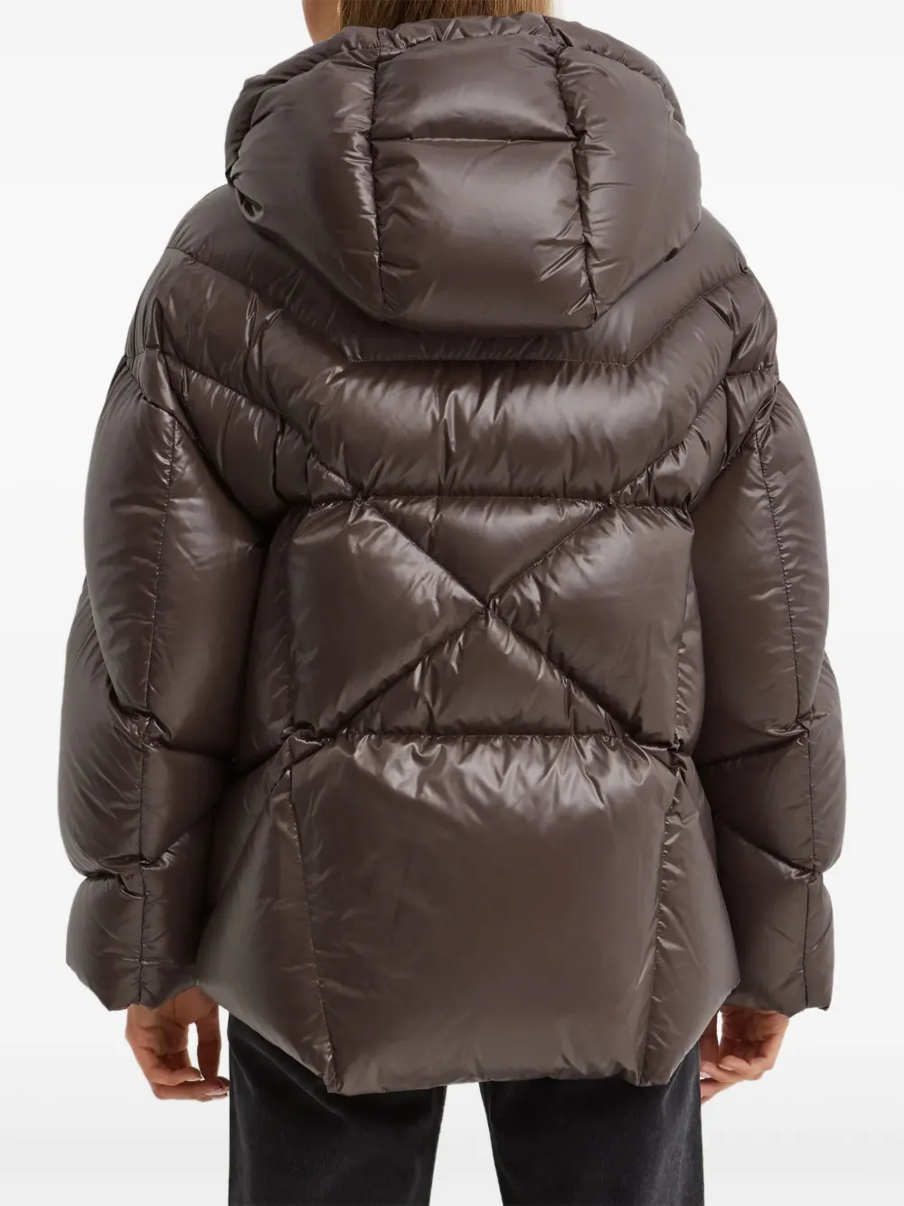 Khrisjoy Iconic Milano Down Jacket In Brown