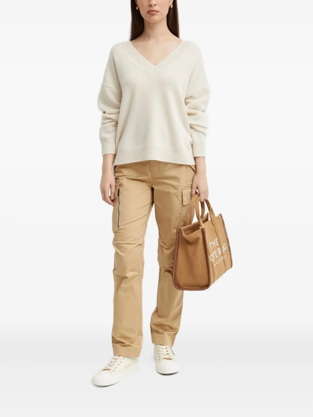 Ralph Lauren Cargo Pants In Nude