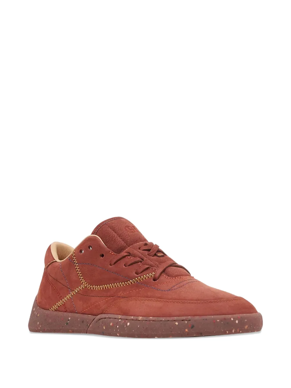 Gabriela Hearst Ohio Contrast-stitching Sneakers In Brown