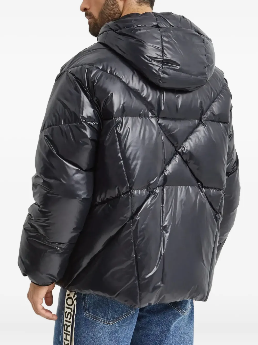 Khrisjoy Gewatteerde jas met capuchon Zwart