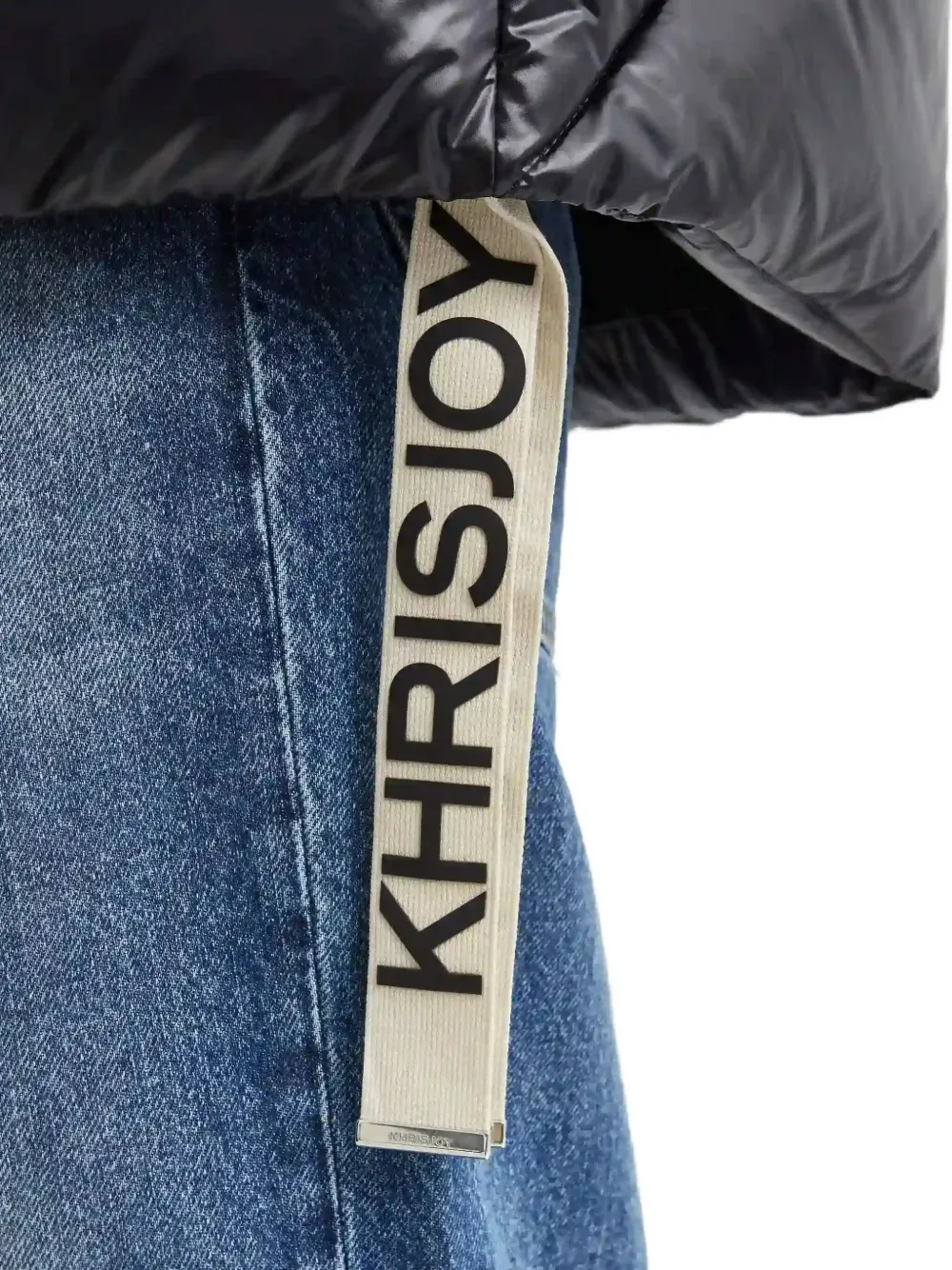 Khrisjoy Gewatteerde jas met capuchon Zwart