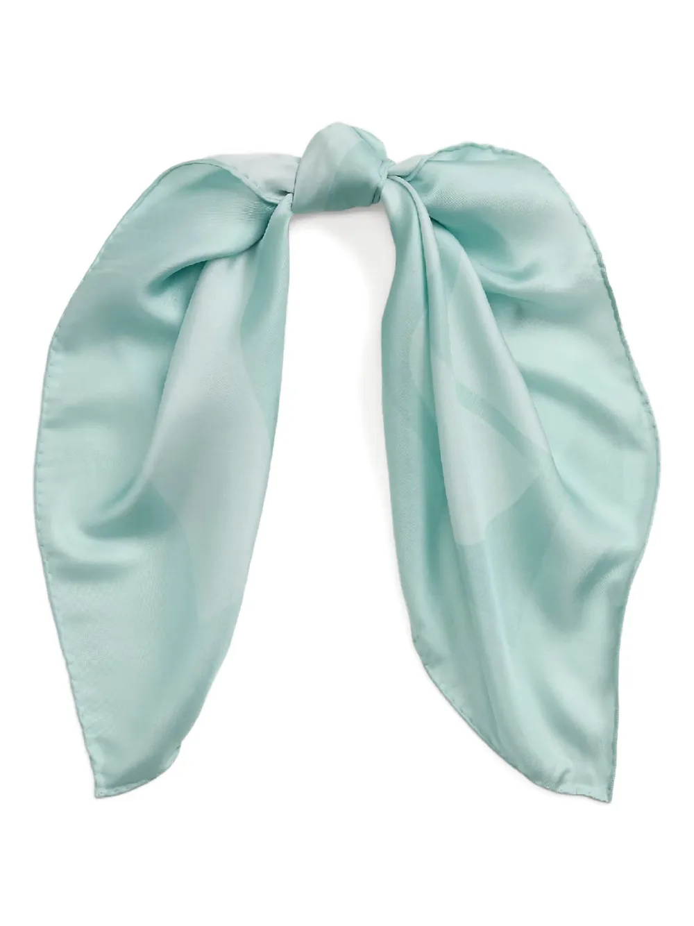 Lauren Ralph Lauren Zijden sjaal met logo - Blauw