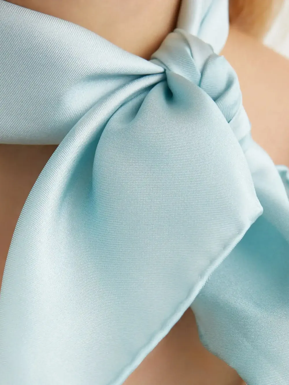 Lauren Ralph Lauren Zijden sjaal met logo Blauw